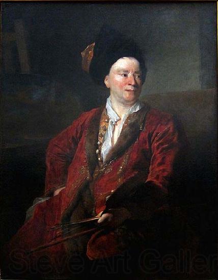 Nicolas de Largilliere Portrait of Jean-Baptiste Forest Norge oil painting art